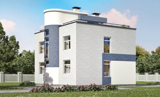 180-005-П Проект двухэтажного дома, красивый домик из поризованных блоков Ковдор | Проекты домов от House Expert