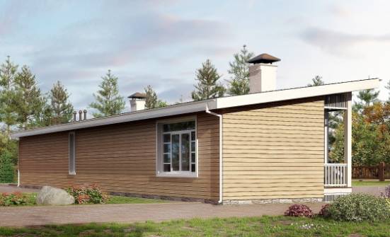 110-004-Л Проект бани из кирпича Ковдор | Проекты домов от House Expert