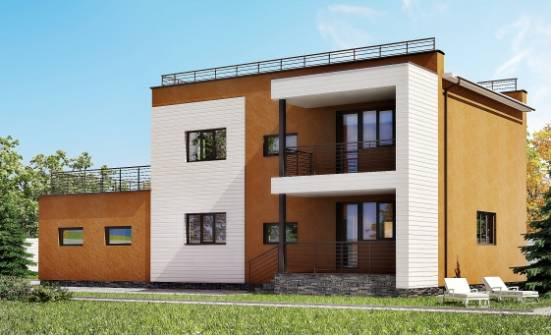 180-012-П Проект двухэтажного дома, гараж, красивый дом из кирпича Кандалакша | Проекты домов от House Expert