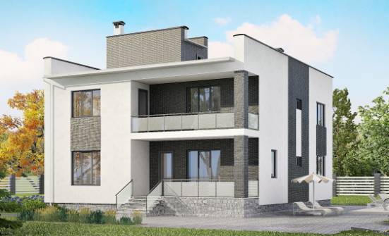 225-001-П Проект двухэтажного дома, просторный дом из бризолита Апатиты | Проекты домов от House Expert