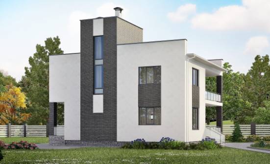 225-001-П Проект двухэтажного дома, просторный дом из бризолита Апатиты | Проекты домов от House Expert