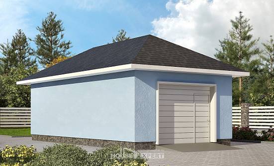 040-001-Л Проект гаража из теплоблока Ковдор | Проекты домов от House Expert