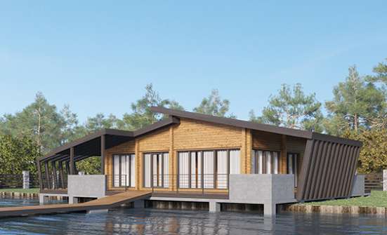 100-007-П Проект бани из дерева Мончегорск | Проекты одноэтажных домов от House Expert