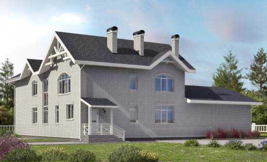 340-004-П Проект двухэтажного дома, просторный домик из арболита Заполярный | Проекты домов от House Expert