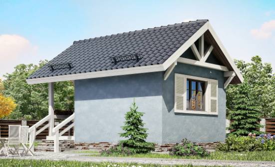 020-001-П Проект одноэтажного дома, бюджетный дом из дерева Мончегорск | Проекты домов от House Expert
