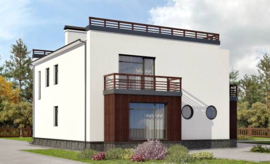 215-002-П Проект двухэтажного дома, красивый дом из керамзитобетонных блоков Мончегорск | Проекты домов от House Expert
