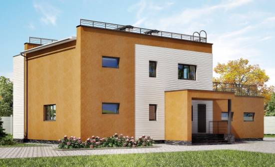 180-012-П Проект двухэтажного дома, гараж, красивый дом из кирпича Кандалакша | Проекты домов от House Expert