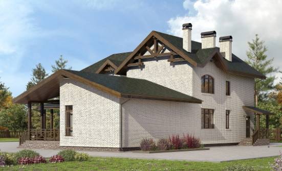 340-004-Л Проект двухэтажного дома, просторный домик из арболита Мончегорск | Проекты домов от House Expert