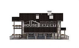 250-002-Л Проект двухэтажного дома с мансардным этажом и гаражом, уютный коттедж из кирпича Апатиты, House Expert