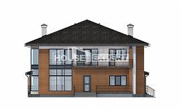 245-001-П Проект двухэтажного дома, красивый загородный дом из арболита, Ковдор