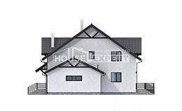 290-003-П Проект двухэтажного дома с мансардой, просторный домик из газосиликатных блоков Оленегорск, House Expert