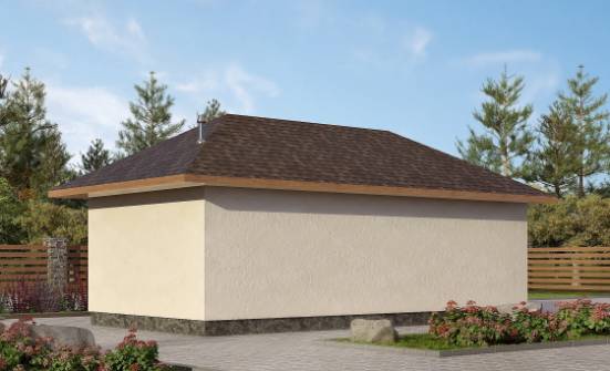 040-001-П Проект гаража из блока Заполярный | Проекты домов от House Expert