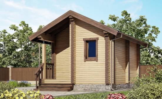 020-002-П Проект бани из дерева Ковдор | Проекты домов от House Expert