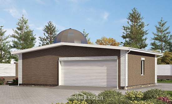 075-001-П Проект гаража из кирпича Заполярный | Проекты домов от House Expert