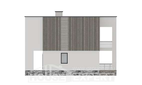 150-017-П Проект двухэтажного дома, экономичный дом из поризованных блоков Апатиты, House Expert