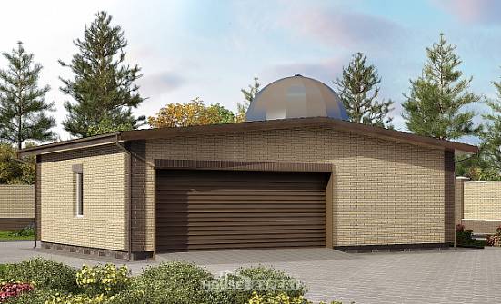 075-001-Л Проект гаража из кирпича Кандалакша | Проекты домов от House Expert